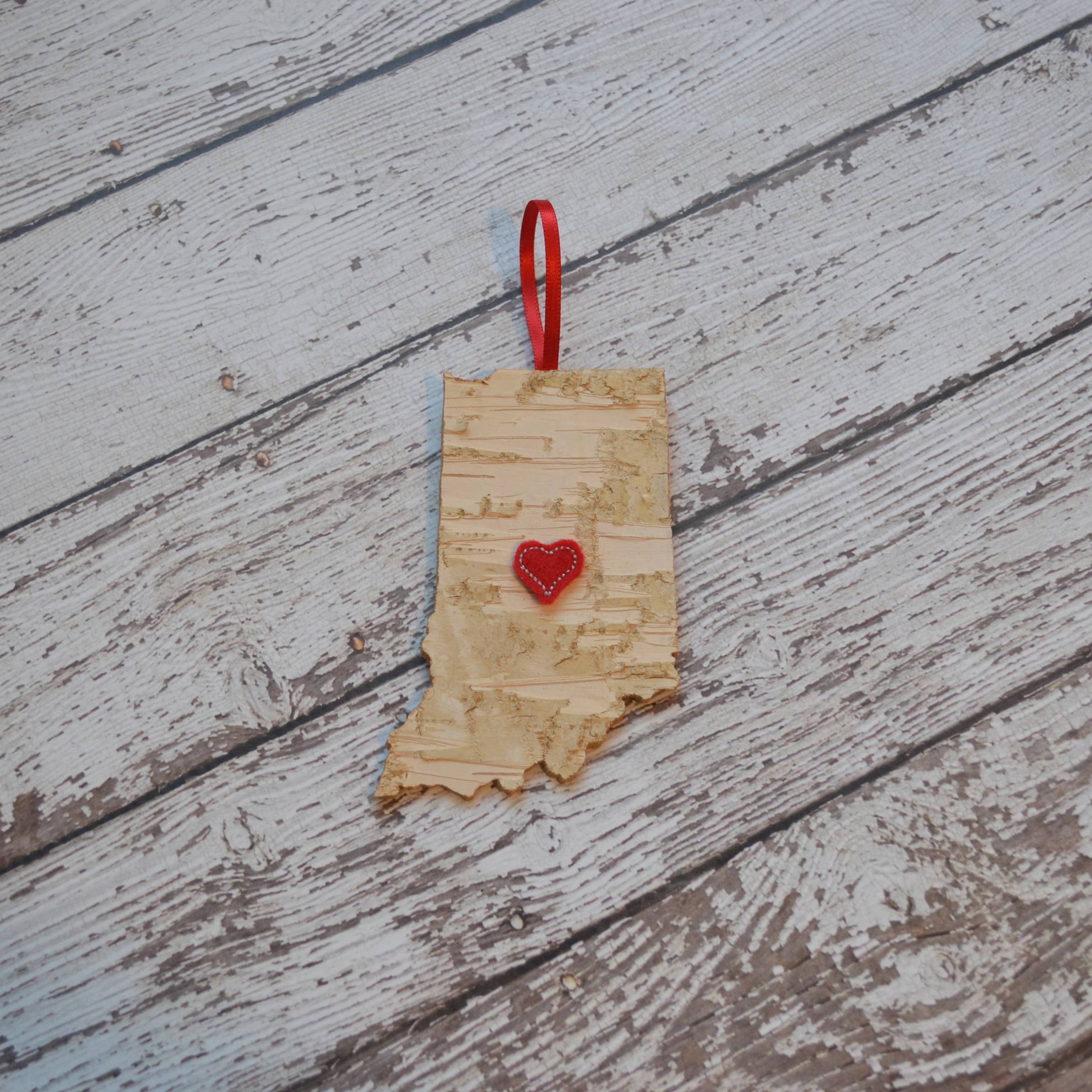 Alabama State Magnet Natural Wood Keepsake Decoration Holiday Gift Home Party Favor